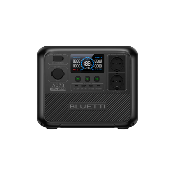 BLUETTI AC70 Estación de energía portátil  1.000 W 768 Wh