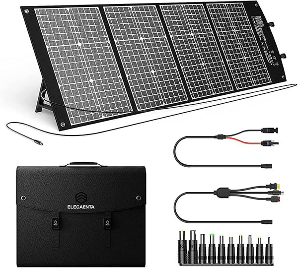ELECAENTA Panel solar portátil de 60 W