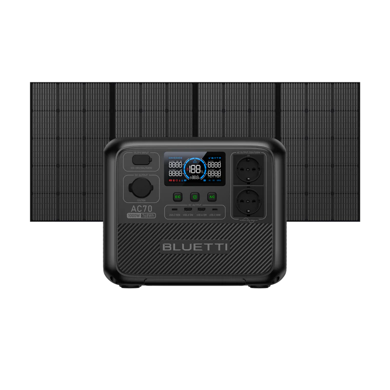 BLUETTI AC70 Estación de energía portátil  1.000 W 768 Wh